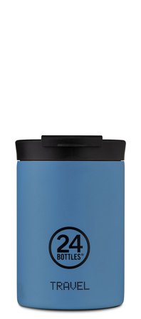 24Bottles Travel Tumbler Powder Blue 350 ml, Sport & Velvære, Drikkedunke & Shakers, Drikkedunke