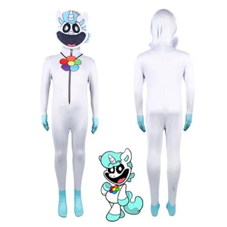 Cosplay Smiling Critters -vaatteet, Picky Piggy, DogDay, iptv spanien -haalari Halloween-karnevaalijuhlien naamiaisasuun Dräkt För Barn Vuxna 