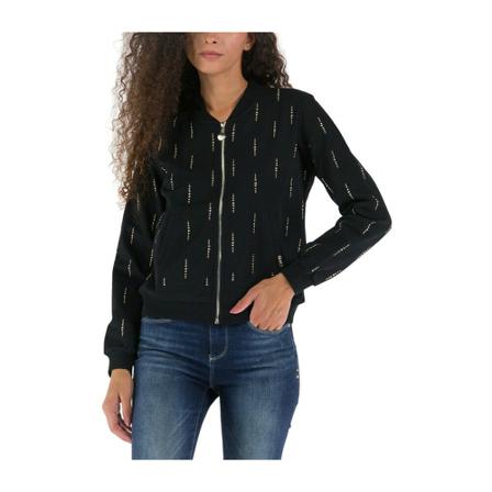 Liu Jo Zip-throughs svart, Dam Hoodies, Dam, Storlek: S