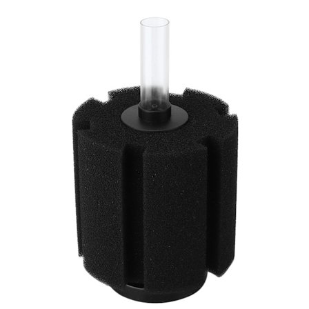 Svampfilter for akvarium, mykt akvariesvampfilter med forlengelsesrør for akvarier