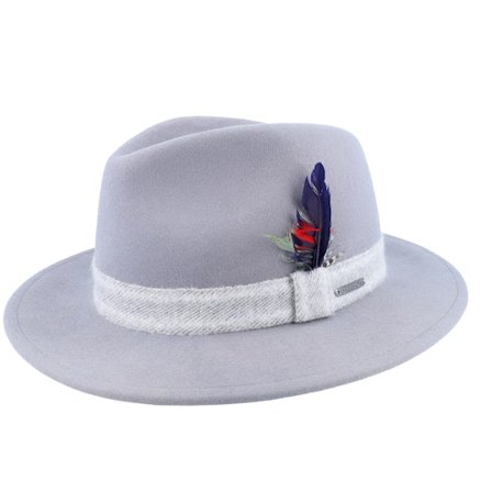 Stetson - Grå traveler Hatt - Woolfelt/Cashmere Grey Traveller @ Hatstore