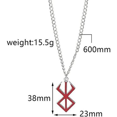 Galaxy Legend of Sword Wind Overlord Ägg Halsband Hängsmycke Nyckelring Anime Present Nyckelring Tillbehör