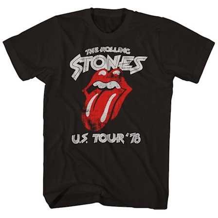 The Rolling Stones T-paita Virallinen Kieli Logo '78 Tour T-paita