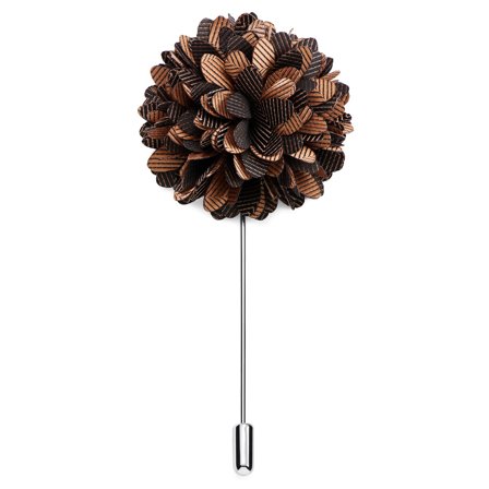 Magnolia | Tan Blume Anstecknadel für Männer - Blumen-Reversnadeln