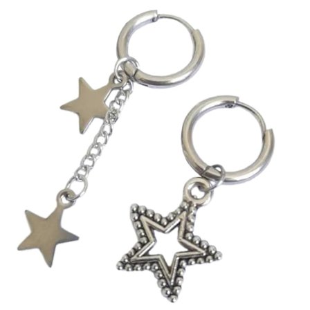 Nye Y2K Irregulære Stjerne Øredobber Dame Søt Kul Hottie Mote Justerbare Dusker Øredobb Party Smykker Tilbehør