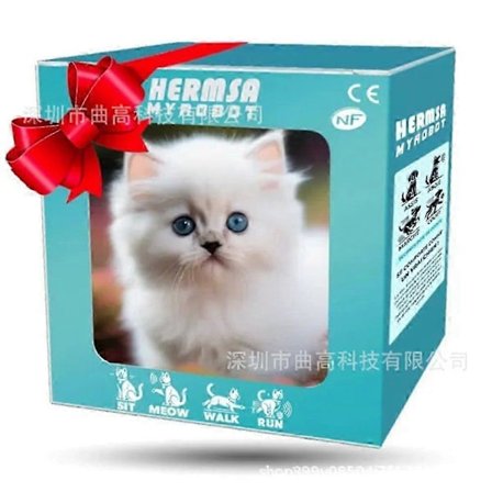 2025 Nico Robot Hund, Kat, Pingvin, Panda, Min Realistiske Robot Hvalp, Kat, Interaktivt Plyslegetøj Der Opfører Sig Som En Rigtig Hvalp, Kat[D]