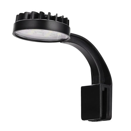 Justerbar akvarieljus Aquarium Landscaping Lights Liten spotlight Dedikerad LED Blå Vit Lampa Akvariumtillbehör