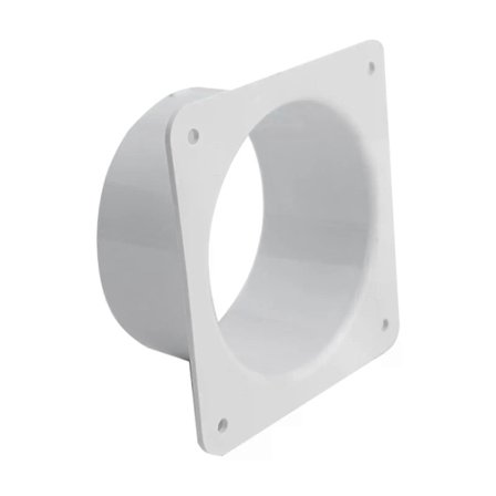 100-300MM ABS Suora Putken Laippa Ilmanvaihtoputkelle Ilmakanavien Liittimet Seinälaippa Liitin Kodin Parannustarvike