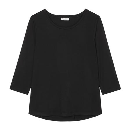 Marc O'Polo Long sleeve top, regular fit Sort, Dame