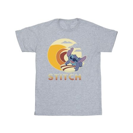 Disney Lilo & Stitch Summer Waves T-shirt 3XL Sports Grey för män
