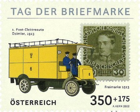 Østrig - Frimærkets Dag 2022 - Postfrisk frimærke
