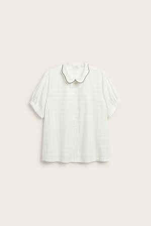 Kappahl | Bluse med krage | Offwhite