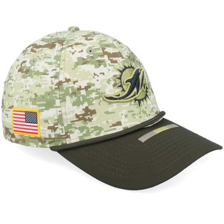 New Era - NFL Camo fitted Keps - Miami Dolphins NFL 39THIRTY Salute To Service Camo Fitted @ Hatstore