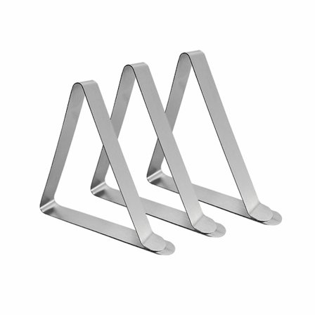 12 stk rustfrie stål dukklips, tykke dukklips