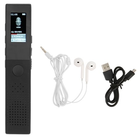 Digitaalinen ääninauhuri Mini kannettava ääniaktivoitu nauhuri toistolla USB MP3 kokoukseen Luento Haastattelu 8GB