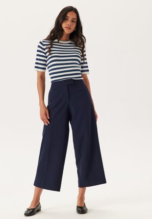 ONLY - Onlorleen Life Hw Culotte Pant - Night Sky - Kläder - - Bubbleroom