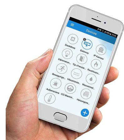 Olympia ProHome 8700 - hjemmesikkerhetssystem - Wi-Fi - hvit