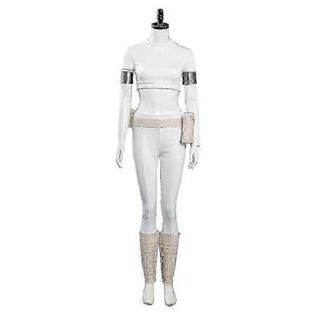 2024 Padme Cosplay Amidala Kappe Slagsdrakt Film Romslag Forkledning Kvinner Kvinnelig Fantasi Halloween Karneval Fest Klær