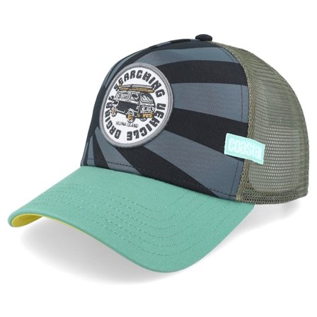 Coastal - Černá trucker Kšiltovka - Nijima Island Black Coastal Trucker @ Hatstore