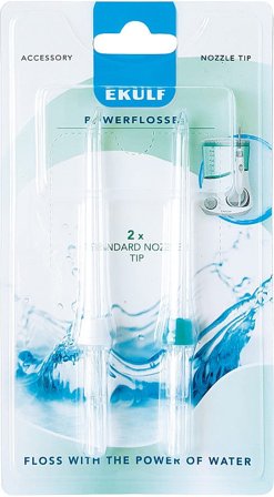 Ekulf Standard Nozzle Tip 2 stk, Medicin & Pleje, Mund & Tandpleje, Tandstikker