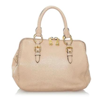 Miu Miu Pre-owned, Pre-owned Leather handbags Roze, Dames, Maat:ONE Size