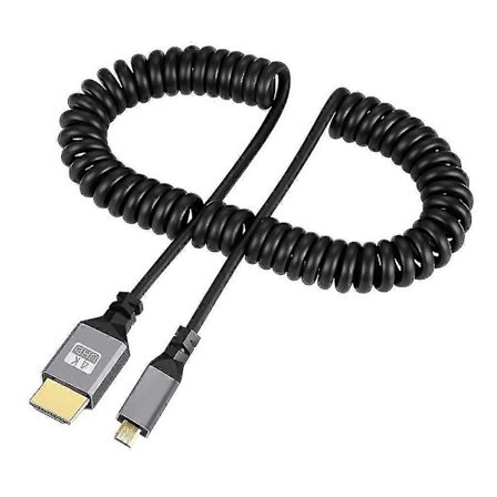 4k@60hz Hdmi-kompatibel Till Hdmi/mini Hdmi/ Micro Hdmi/spiral Förlängningskabel