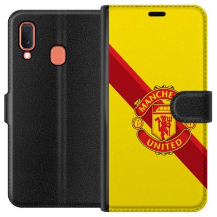 Samsung Galaxy A20e Lommeboketui Manchester United FC
