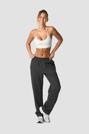Everyday Straight Leg Sweatpants Grey Melange