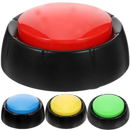 4 kpl Interaktiivisia viestintäpainikkeita Kulutusta kestävät Koiranpainikkeet Hauskat puhuvat painikkeet Pennun tarvikkeet