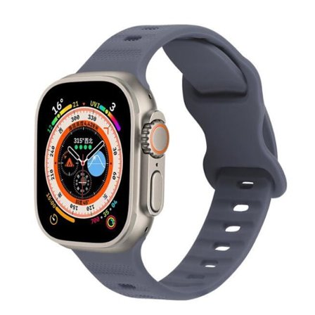 Fjärilsklämma Silikonarmband för Apple Watch