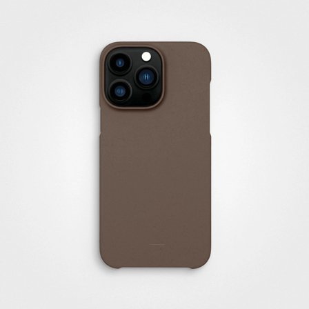 Plastic Free Phone Case Earth Brown, Made From Plants | agood company, iPhone 14 Pro Max