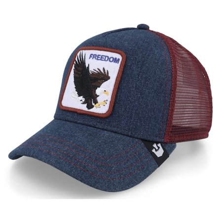Goorin Bros. - Blå trucker Caps - The Freedom Eagle Navy Trucker @ Hatstore