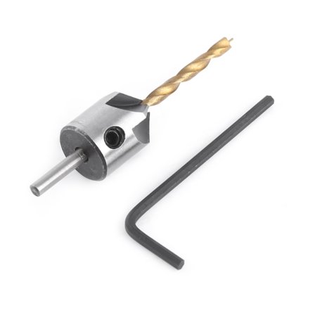 Snickeri Träbearbetning Försänkt Borr Rund Skaft 3,5 mm