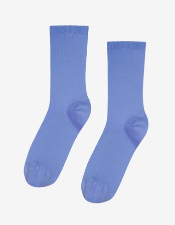 Women Classic Organic Sock - Sky Blue - One Size