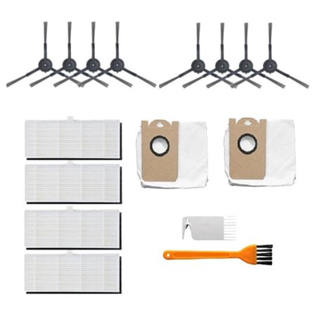 Dammlimrengöringsmedel, Sidoborstar, Tillbehör, HEPA-filterdelar för S9 Robotdammsugare