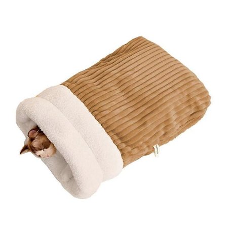 Katte Vinter Sovepose Beste Innendørs Myk Plysj Varm Komfortabel Pakking