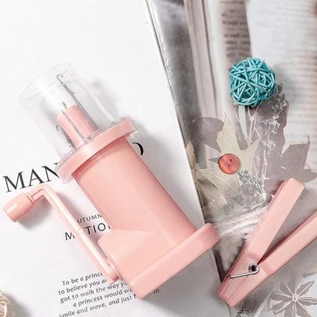Strikke Maskine, Manuel Spole Strikker, Strik Maskine til Trøjer, Halstørklæder, Armbånd, DIY Håndværk (Pink)