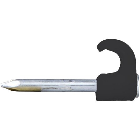 Schneider Electric TC 2070134 Spikclips för rund kabel, 22-26 mm, 50-pack 45 mm längd, svart, Installationsmaterial