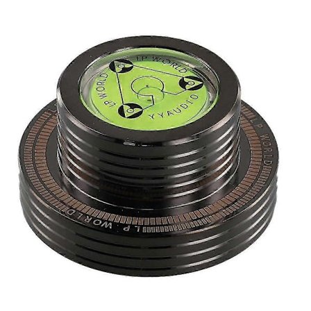 50Hz LP Vinyl Skivspel Skivstabilisator Nivå Viktklämma med Nivåhastighetsmätning fo