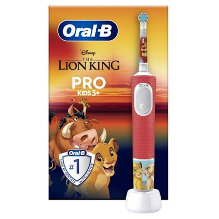 Elaborerborste - Oral-B - Vitality Pro 103 - Lejonkungen - 2 lägen - För barn från 3 år och uppåt