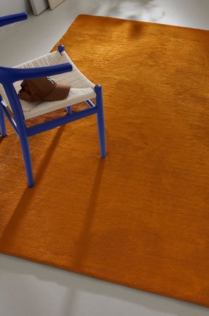 Jotex - Luggteppe Polyester Rust CORAL - Kjøp Lugg- & ryetepper hos Jotex