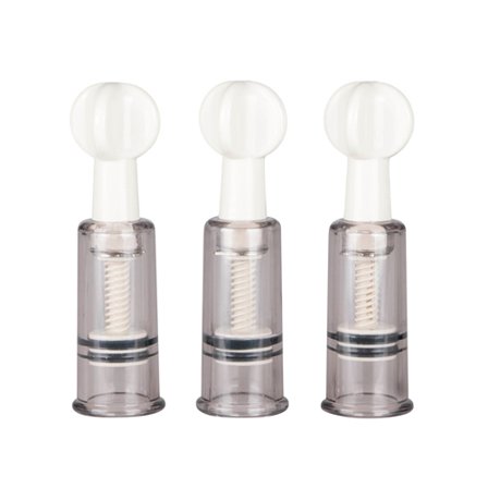 Easytoys Nipple & Clit Suckers 3-pcs