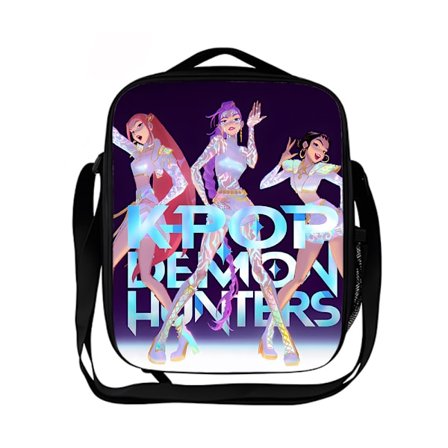 Piger KPop Demon Hunter Isoleret Madkasse, Skole Rejse Picnic Snack Tasker