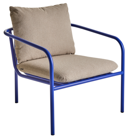 Brafab Bendt Fåtölj Indigo Blue/Teddy Beige, Utemöbler
