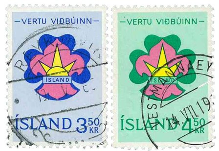 Island - AFA 379-380 - Stemplet