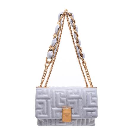 Balmain, Shoulder Bags Grijs, Dames, Maat:ONE Size