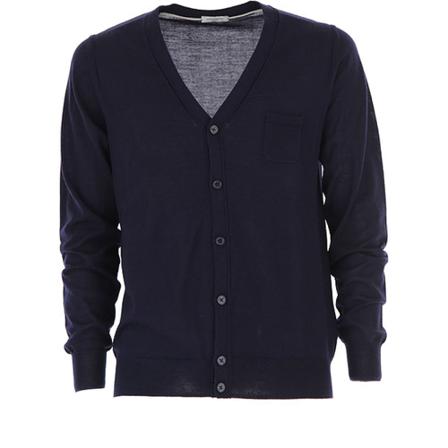 Paolo Pecora Cardigan Sort, Herre Cardigans, Størrelse: M