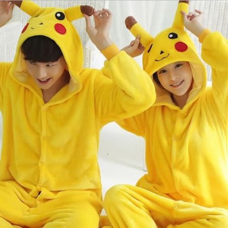 Pikachu Anime Cosplay Animal Voksne Kvinder Tegneserie Pyjamas Vinter Varme Onesie Sjov Blød Sød Jumpsuit Til Piger -a