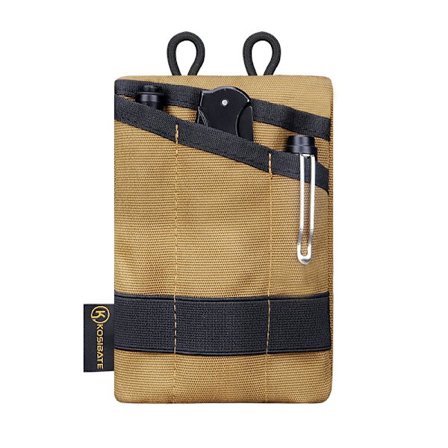 Tactical EDC Pouch Mini Plånbokskort Nyckelbälte Midjepaket Portabl Svart