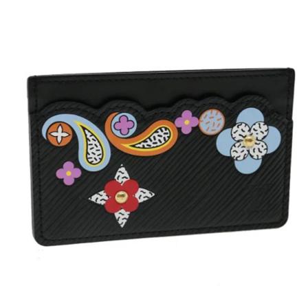 Louis Vuitton Vintage, Pre-owned Leather wallets Zwart, Dames, Maat:ONE Size
